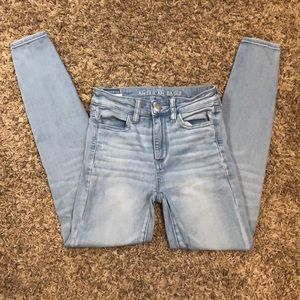 AE washed skinny jeans